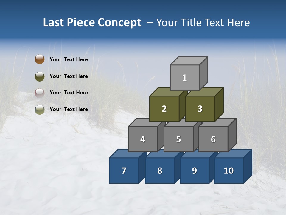 Sand Shore Florida PowerPoint Template