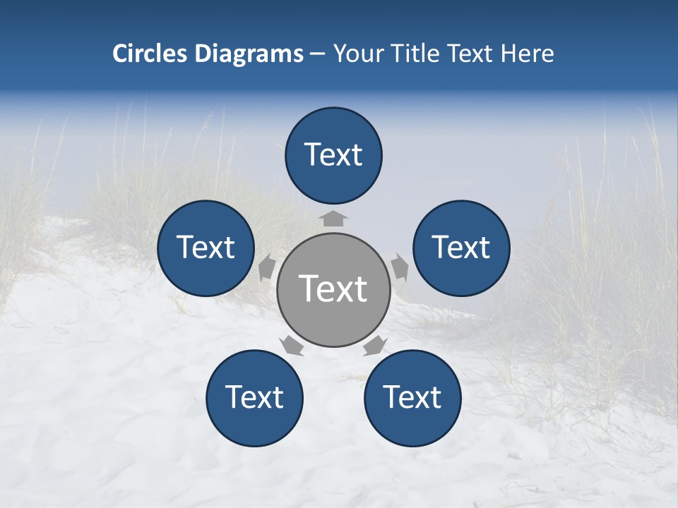 Sand Shore Florida PowerPoint Template