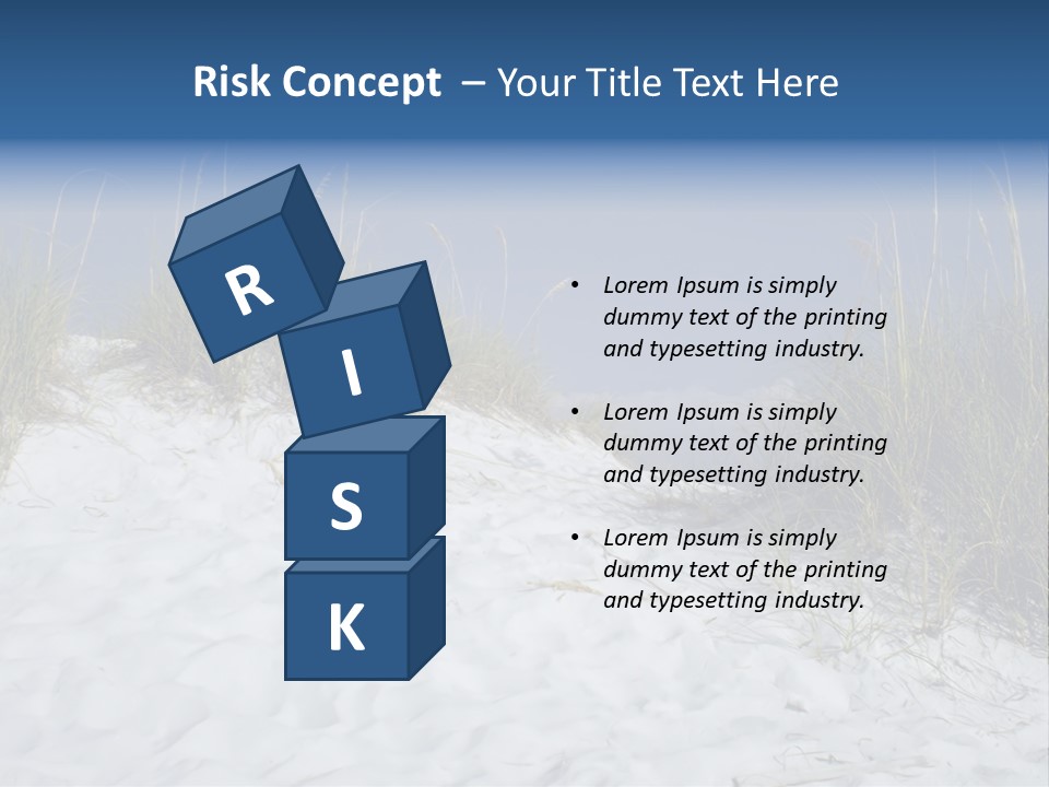 Sand Shore Florida PowerPoint Template