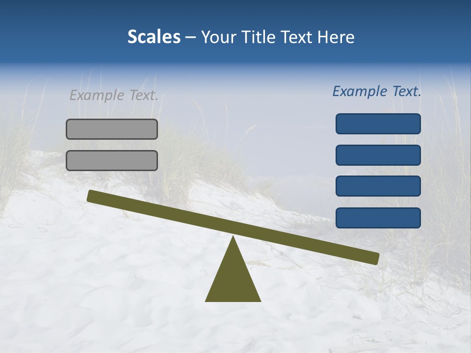 Sand Shore Florida PowerPoint Template