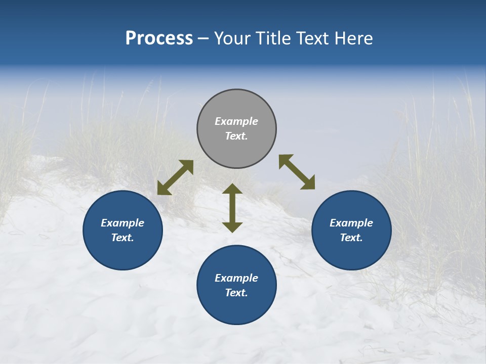 Sand Shore Florida PowerPoint Template