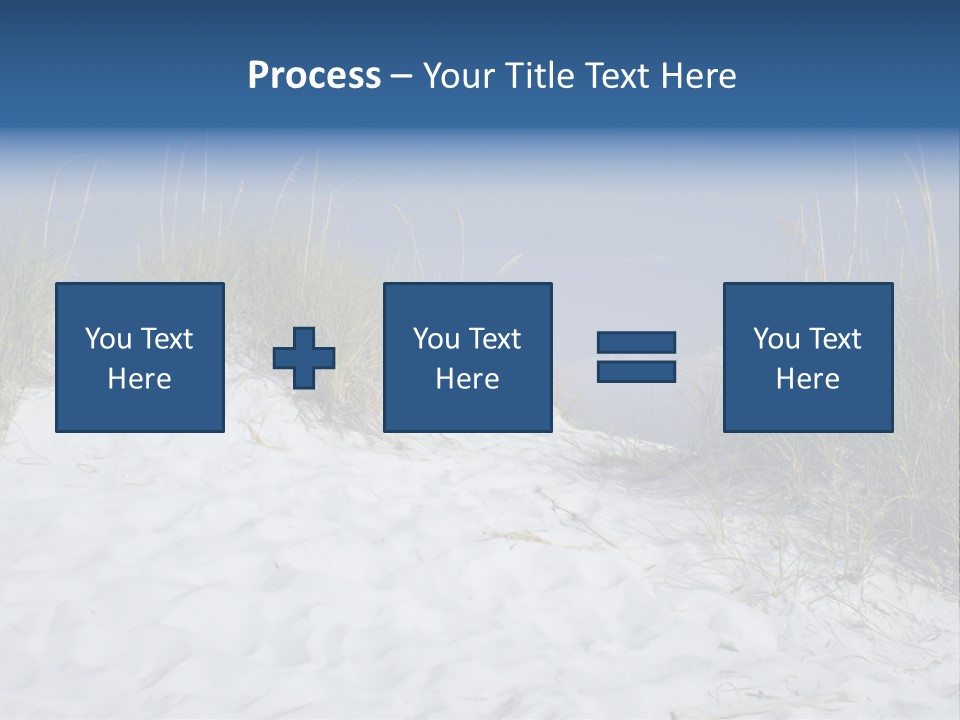 Sand Shore Florida PowerPoint Template