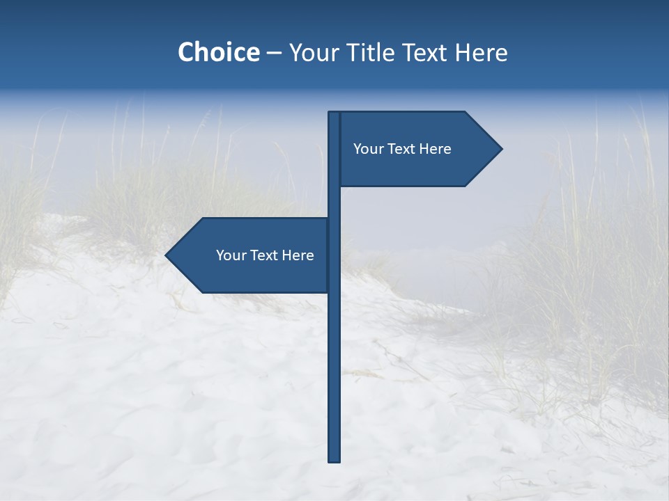 Sand Shore Florida PowerPoint Template