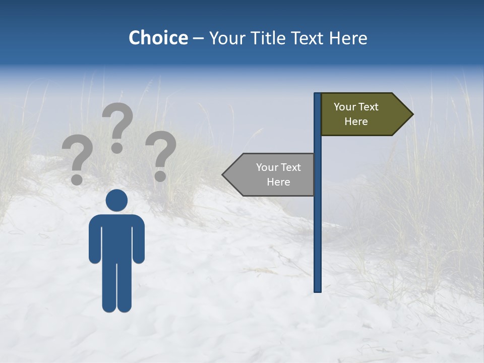 Sand Shore Florida PowerPoint Template