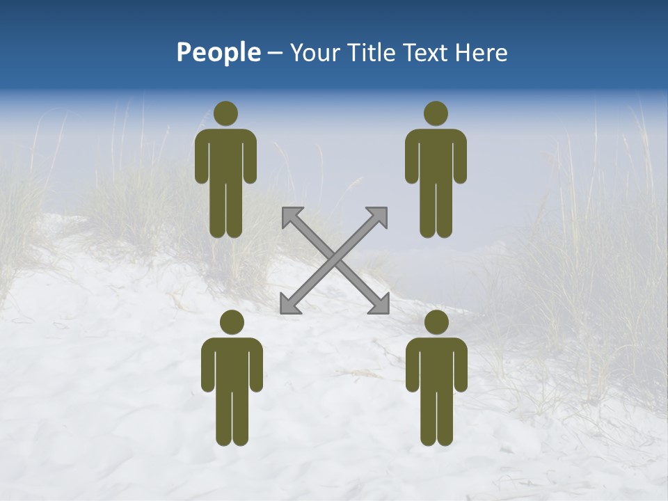 Sand Shore Florida PowerPoint Template