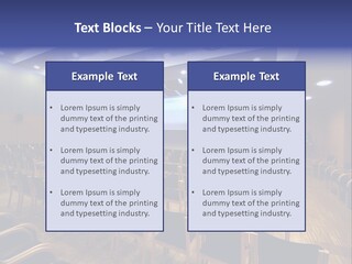 A Lecture Hall With Rows Of Chairs And A Projector Screen PowerPoint Template
