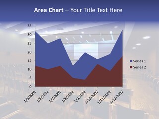 A Lecture Hall With Rows Of Chairs And A Projector Screen PowerPoint Template
