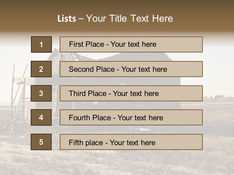 Abandoned Sky Long PowerPoint Template