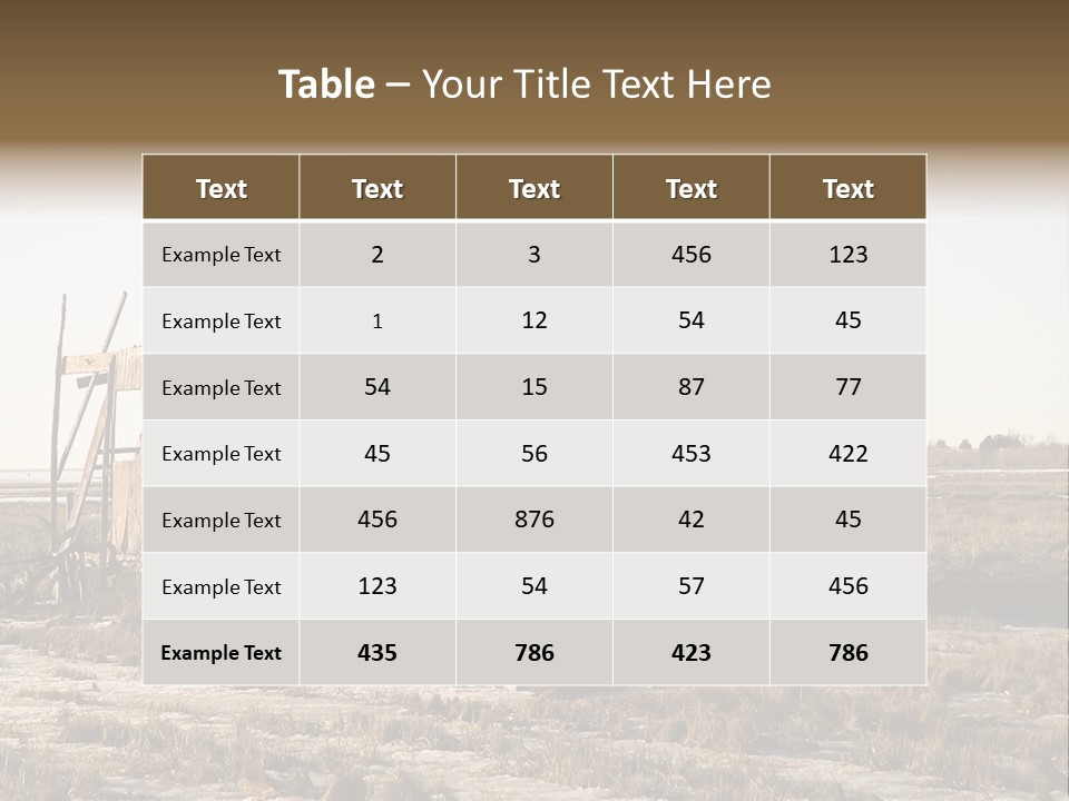 Abandoned Sky Long PowerPoint Template