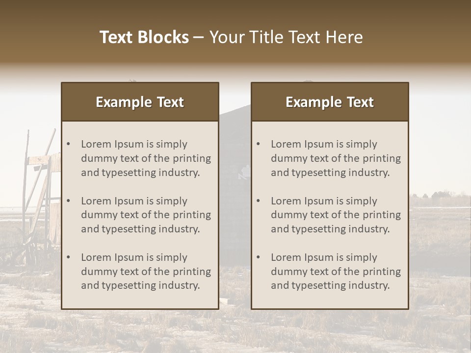 Abandoned Sky Long PowerPoint Template