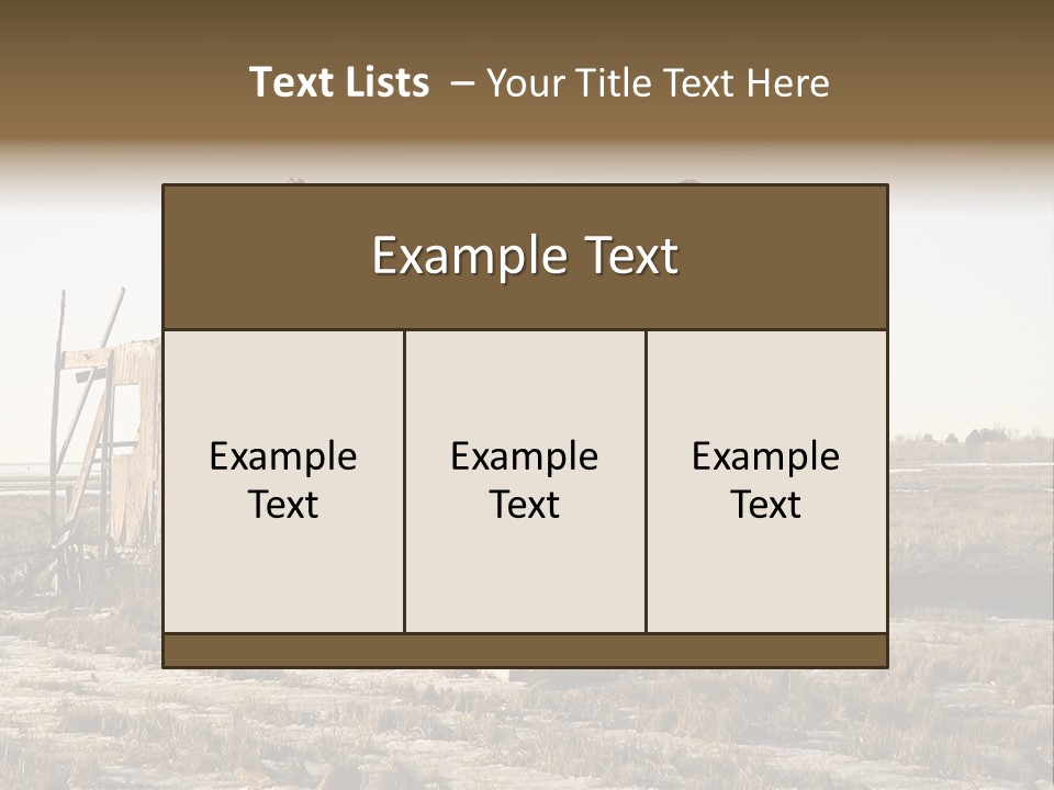 Abandoned Sky Long PowerPoint Template
