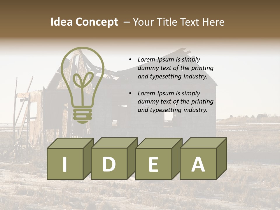 Abandoned Sky Long PowerPoint Template