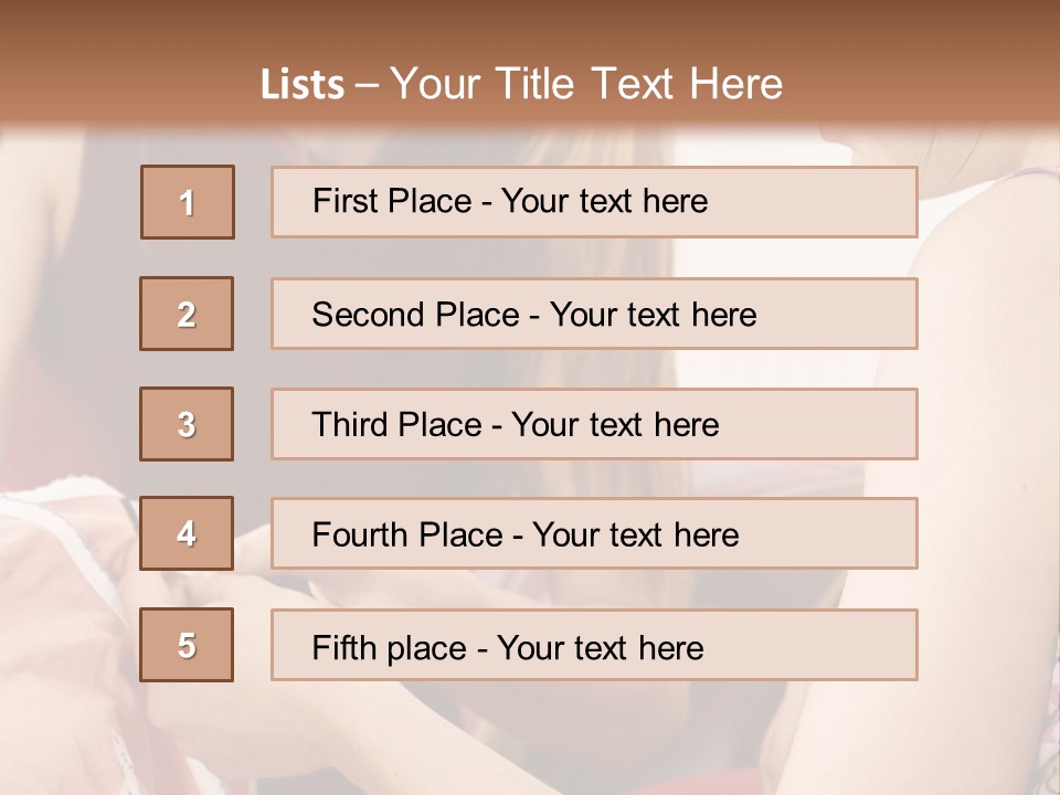 Two Women Sitting On A Couch Looking At A Piece Of Clothing PowerPoint Template