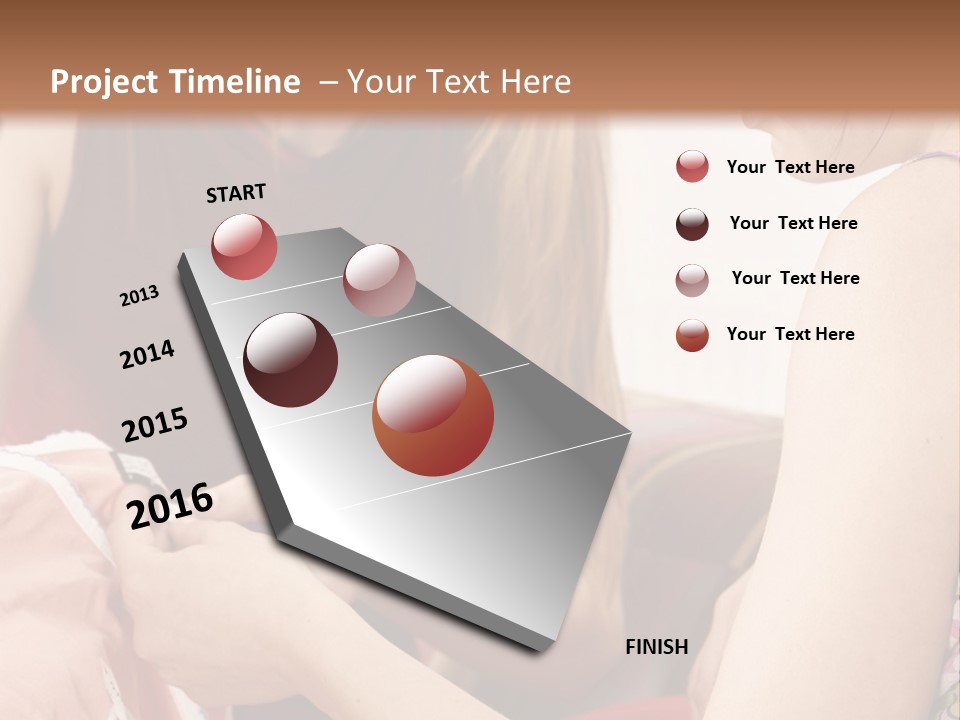 Two Women Sitting On A Couch Looking At A Piece Of Clothing PowerPoint Template