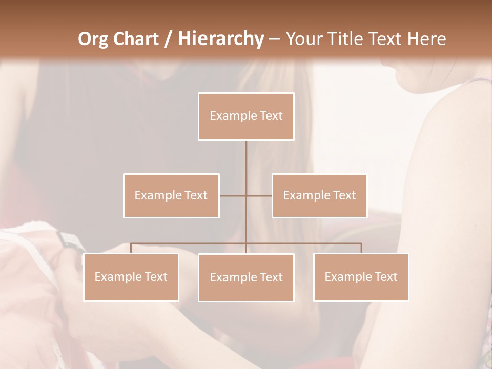 Two Women Sitting On A Couch Looking At A Piece Of Clothing PowerPoint Template
