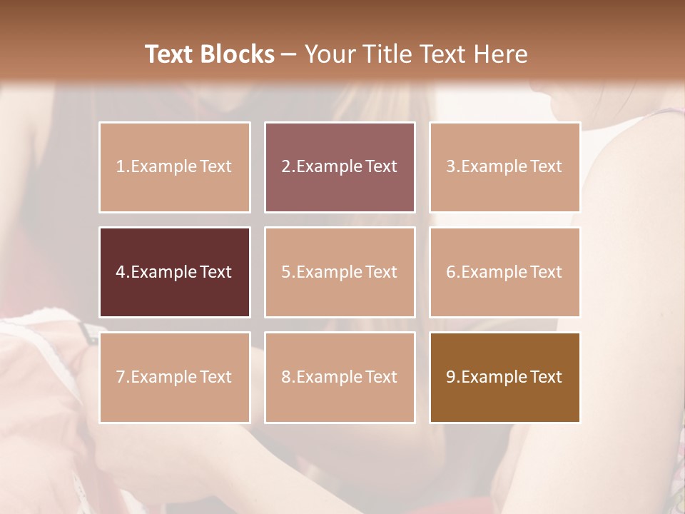 Two Women Sitting On A Couch Looking At A Piece Of Clothing PowerPoint Template