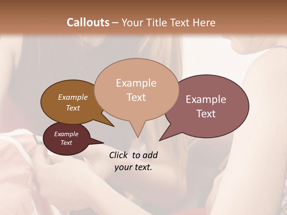 Two Women Sitting On A Couch Looking At A Piece Of Clothing PowerPoint Template