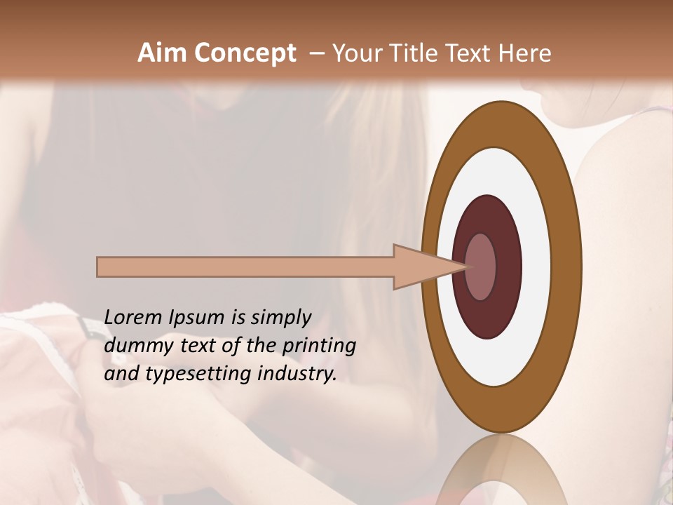 Two Women Sitting On A Couch Looking At A Piece Of Clothing PowerPoint Template