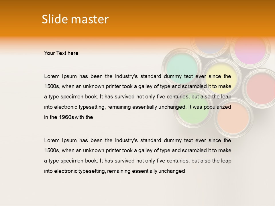 Decor Supply Vivid PowerPoint Template