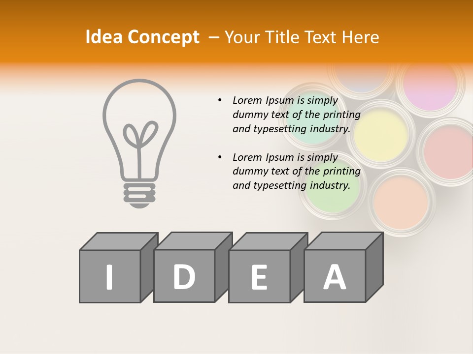 Decor Supply Vivid PowerPoint Template