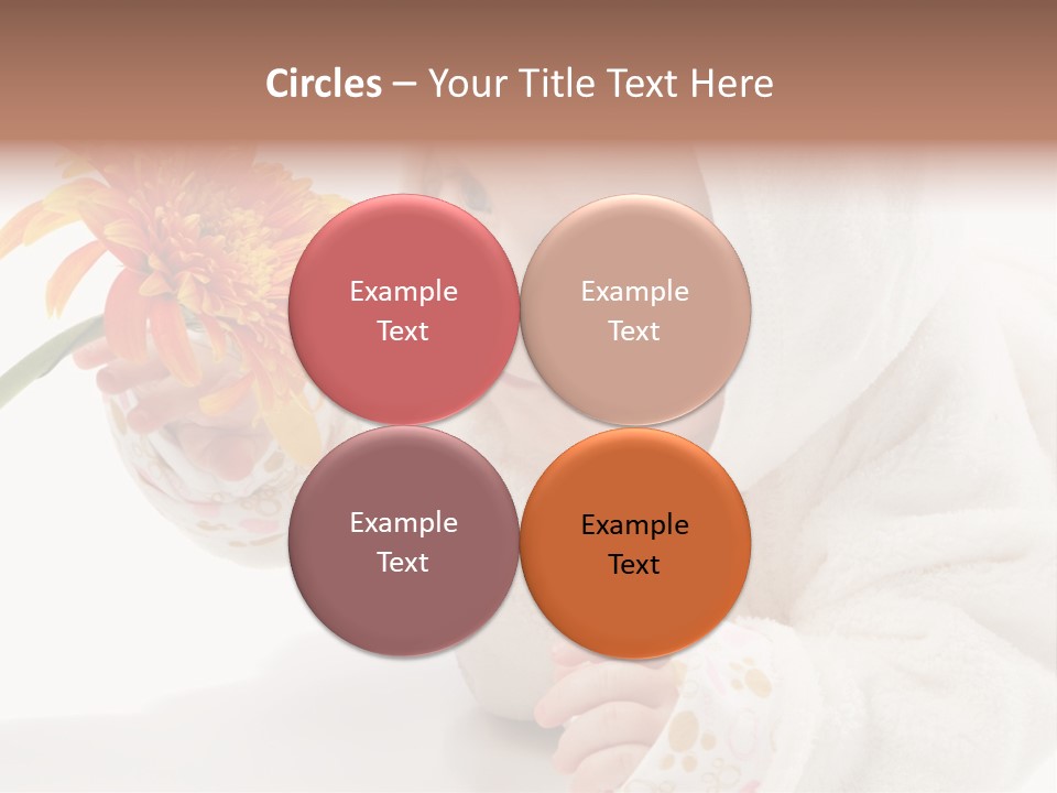 Care Beautiful Baby PowerPoint Template