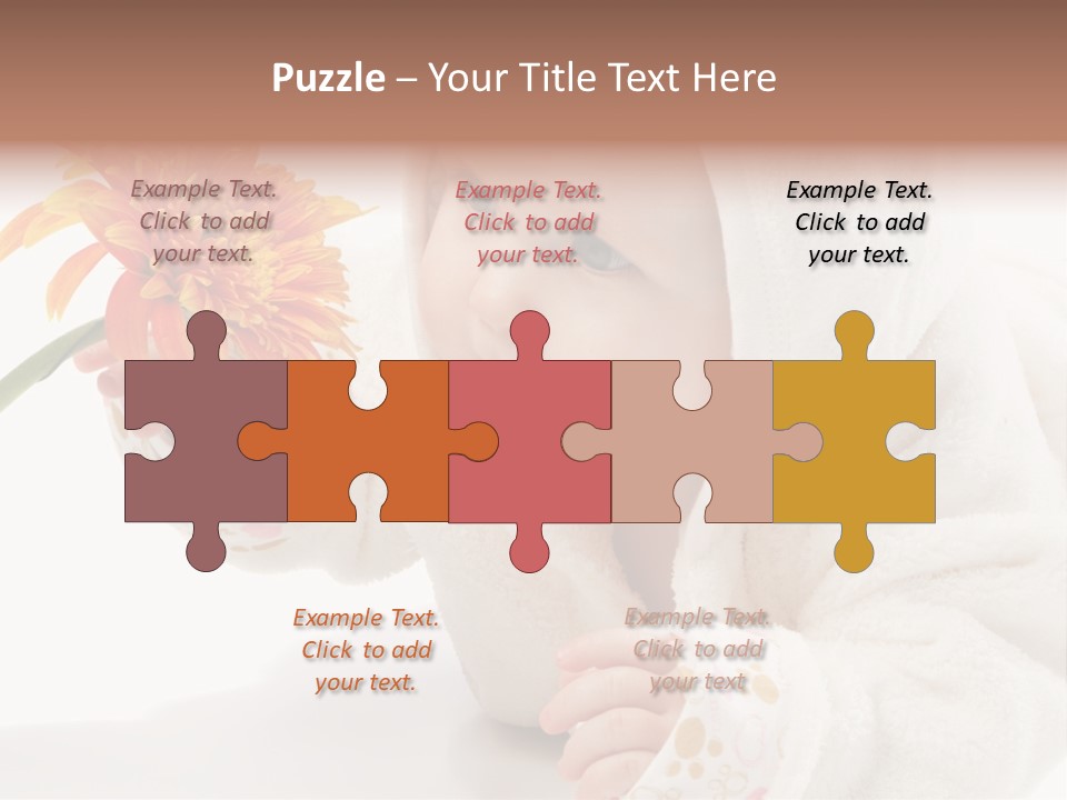 Care Beautiful Baby PowerPoint Template