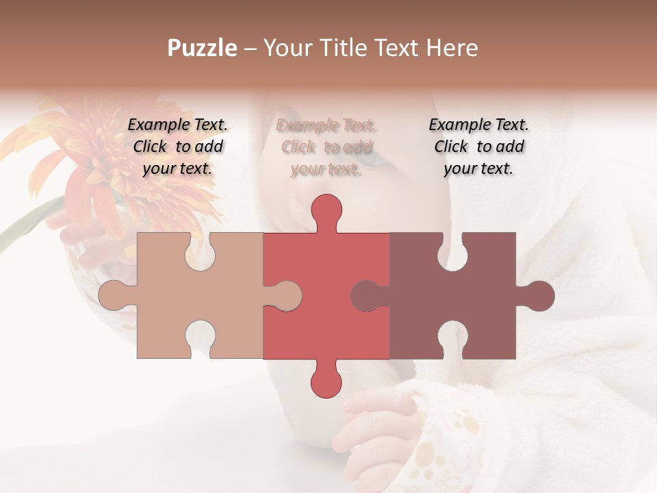 Care Beautiful Baby PowerPoint Template