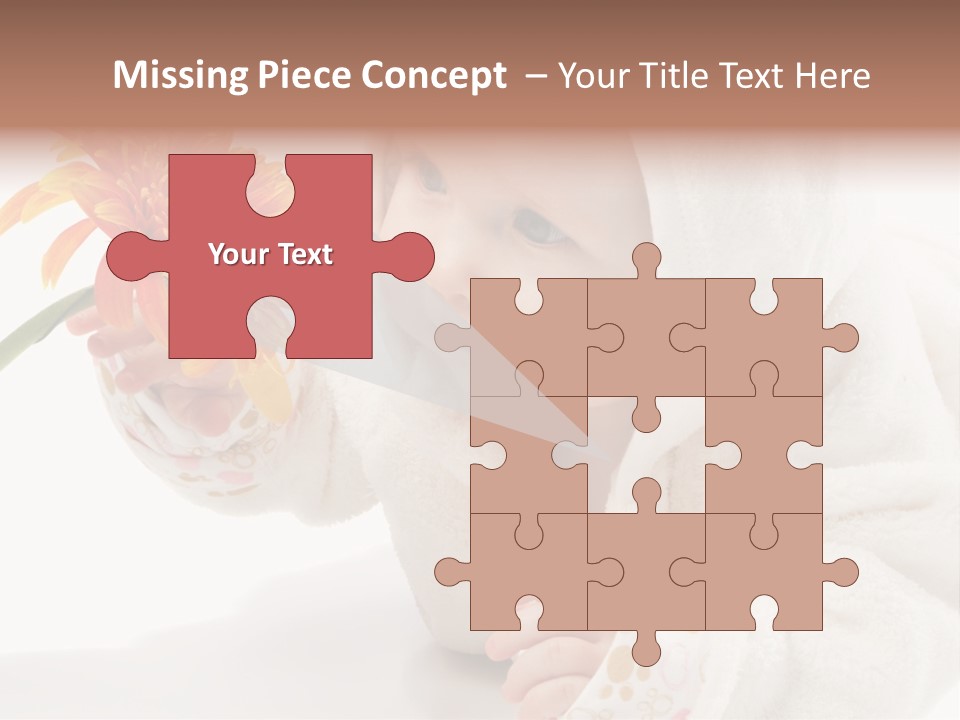 Care Beautiful Baby PowerPoint Template