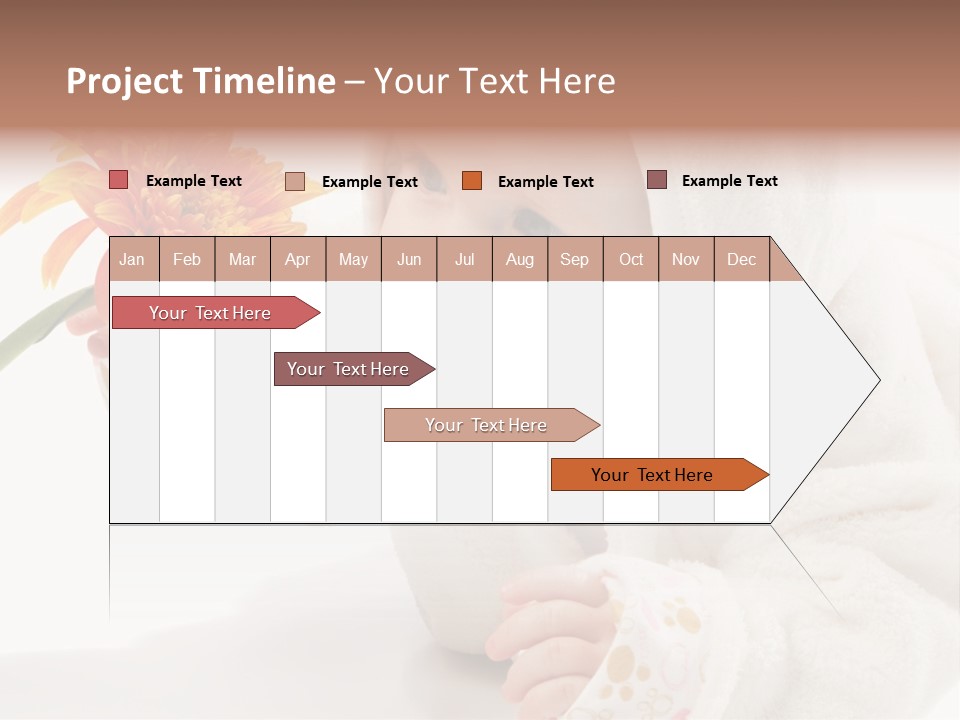 Care Beautiful Baby PowerPoint Template