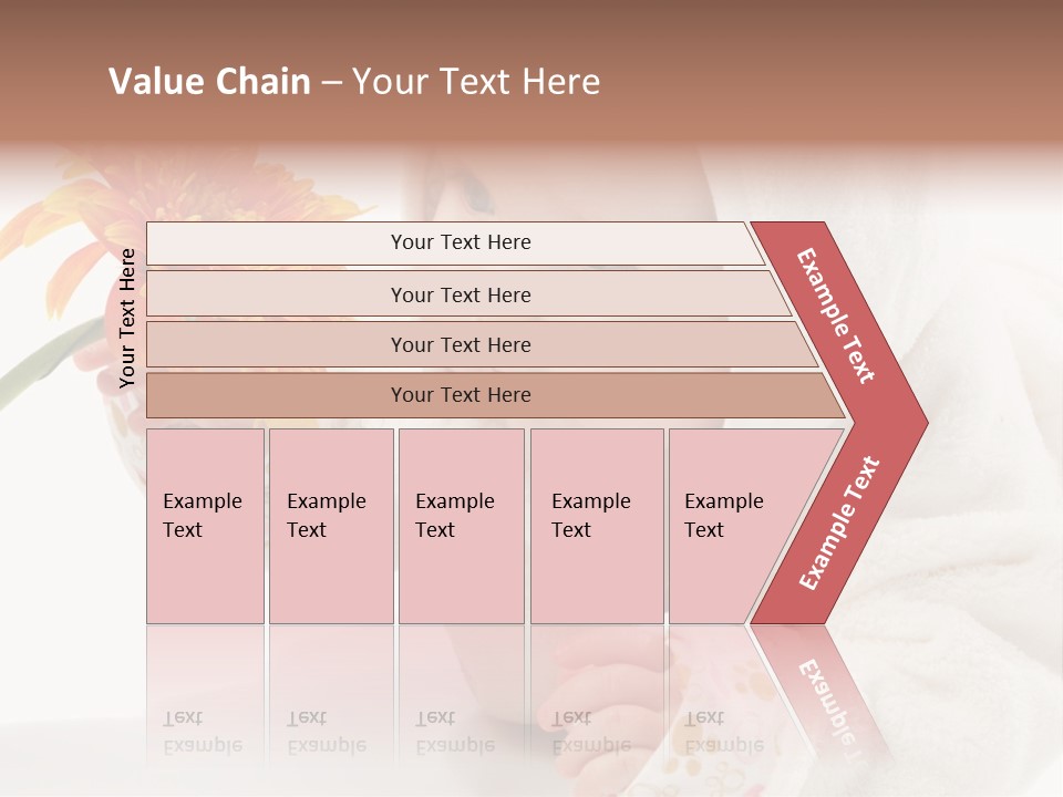 Care Beautiful Baby PowerPoint Template