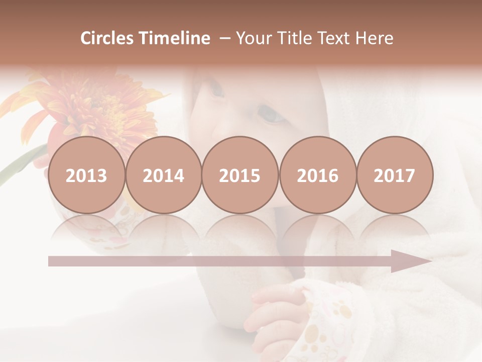 Care Beautiful Baby PowerPoint Template