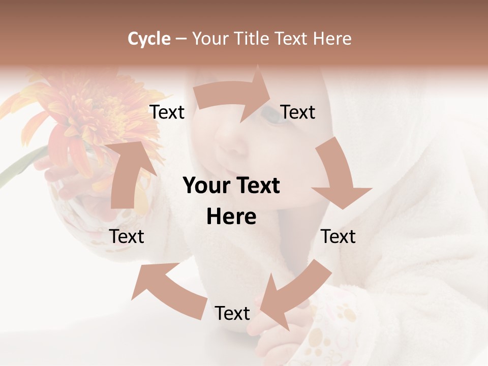 Care Beautiful Baby PowerPoint Template