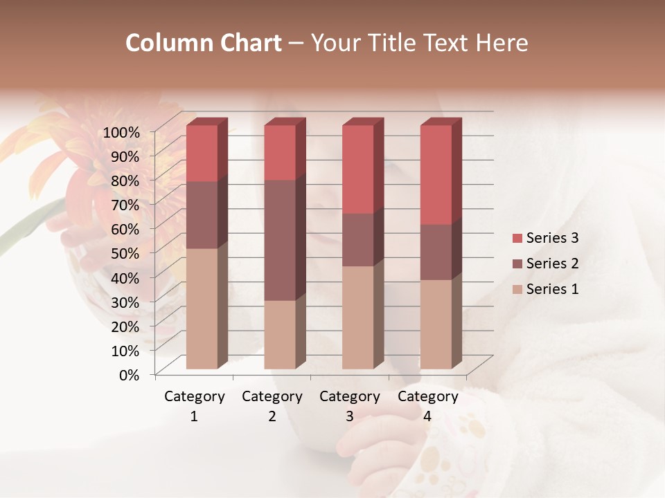 Care Beautiful Baby PowerPoint Template