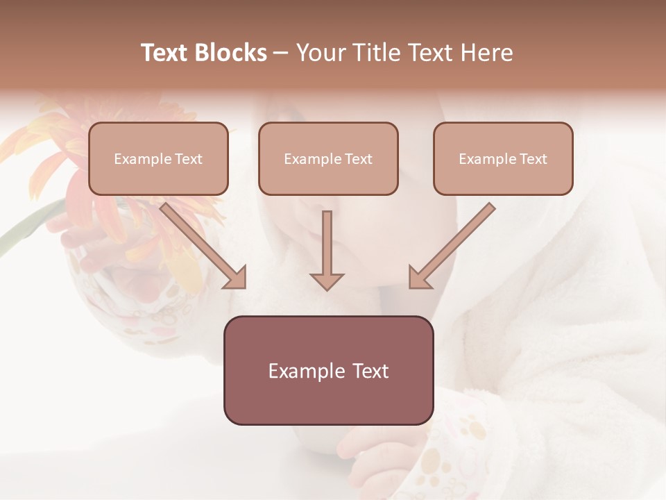 Care Beautiful Baby PowerPoint Template