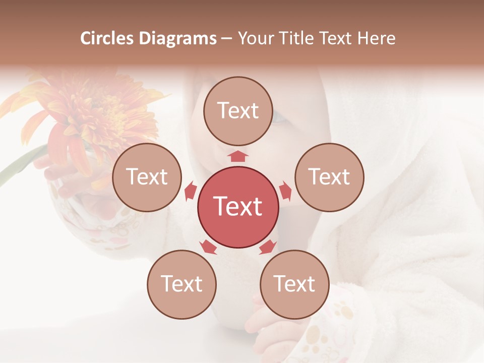 Care Beautiful Baby PowerPoint Template