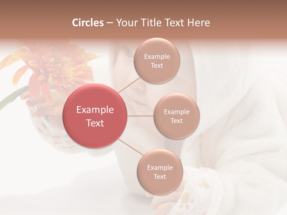 Care Beautiful Baby PowerPoint Template