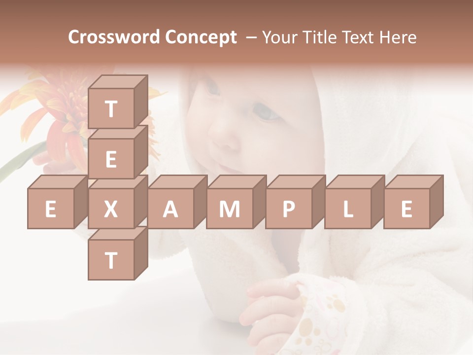 Care Beautiful Baby PowerPoint Template