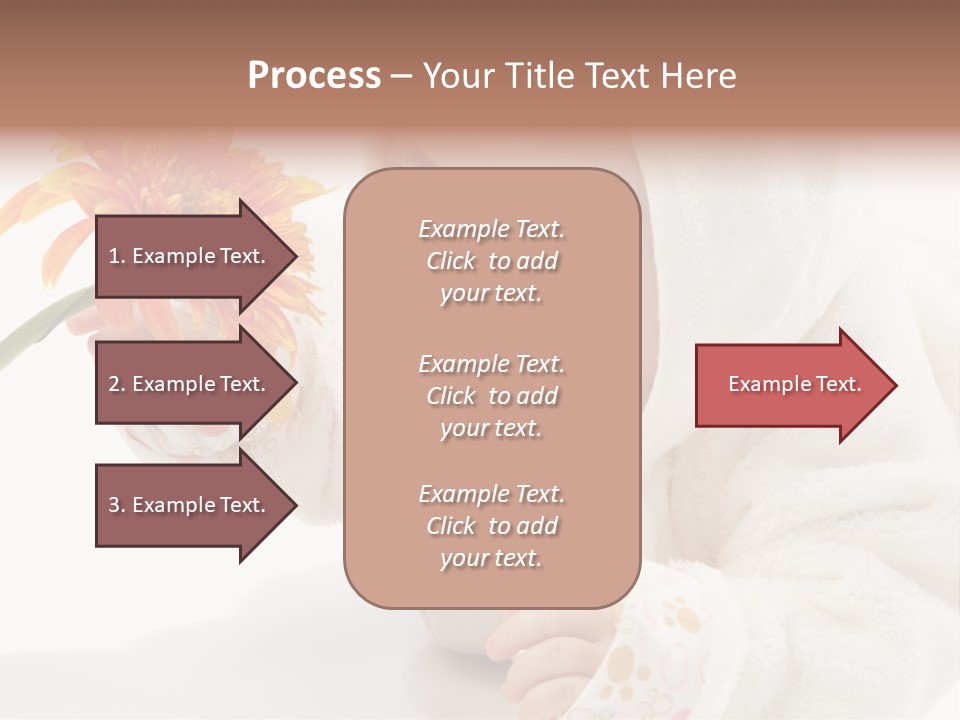 Care Beautiful Baby PowerPoint Template