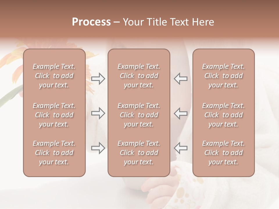 Care Beautiful Baby PowerPoint Template