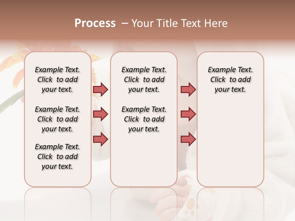 Care Beautiful Baby PowerPoint Template