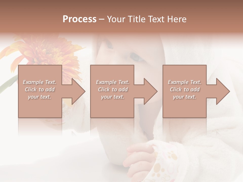 Care Beautiful Baby PowerPoint Template