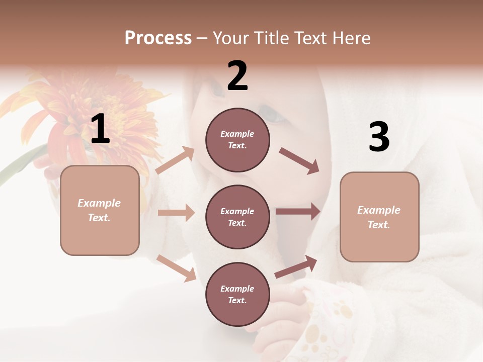 Care Beautiful Baby PowerPoint Template