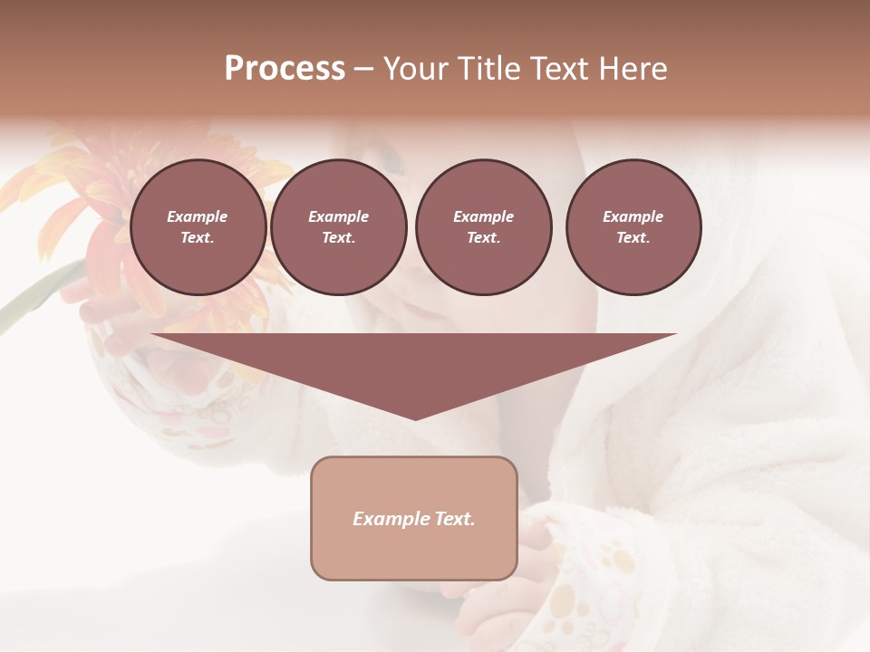 Care Beautiful Baby PowerPoint Template