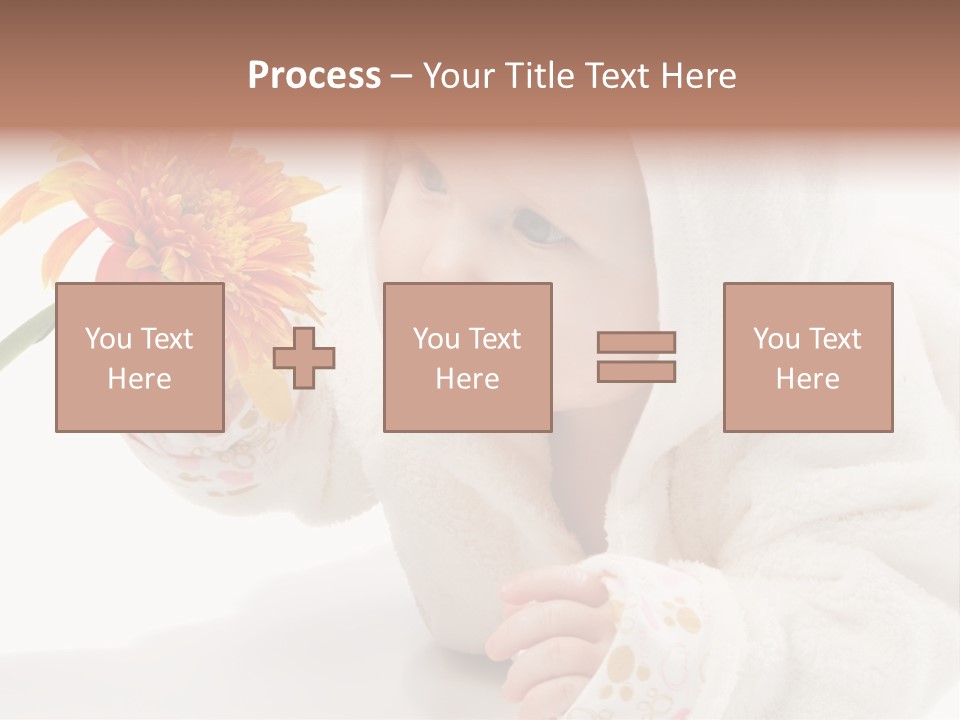 Care Beautiful Baby PowerPoint Template