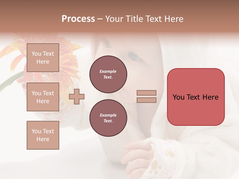 Care Beautiful Baby PowerPoint Template