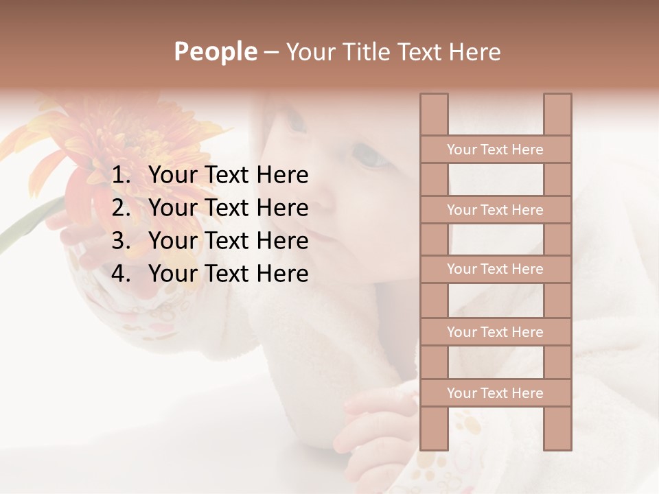 Care Beautiful Baby PowerPoint Template