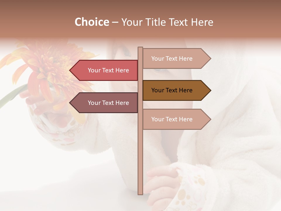 Care Beautiful Baby PowerPoint Template