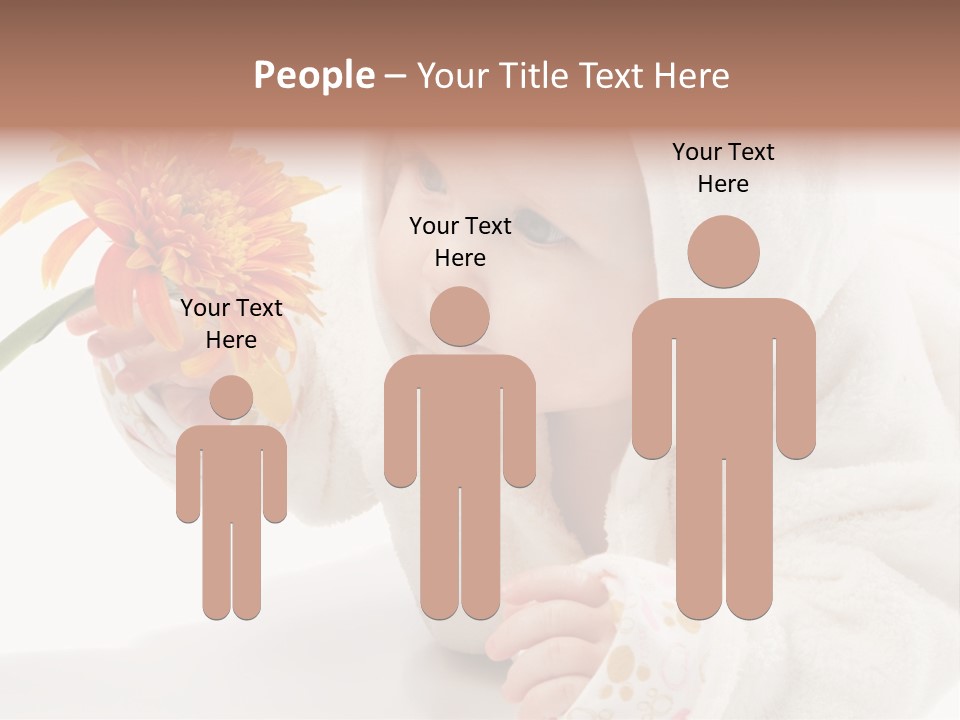 Care Beautiful Baby PowerPoint Template