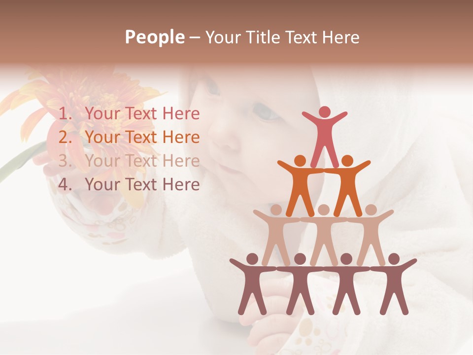 Care Beautiful Baby PowerPoint Template