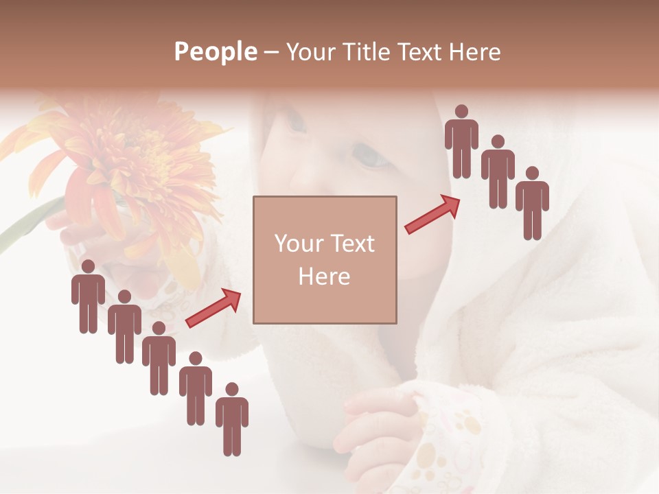 Care Beautiful Baby PowerPoint Template